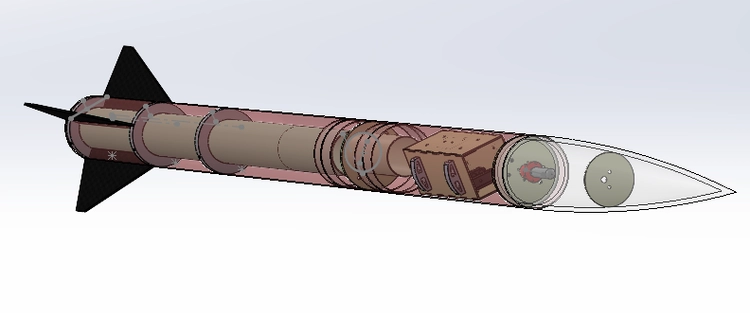 Completed SolidWorks CAD of Gladius II.